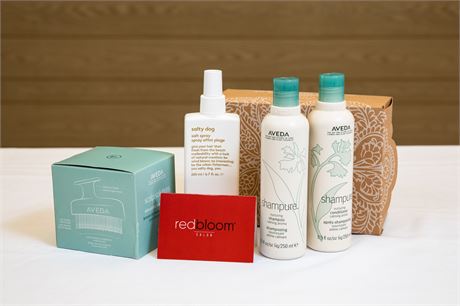 RED BLOOM gift card and gift basket ($250)