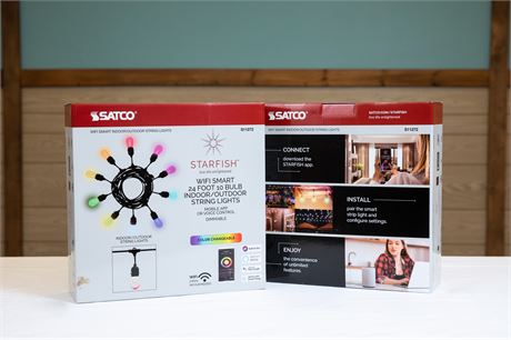 STARFISH Wi-Fi indoor/outdoor SMART LIGHTS ($200)